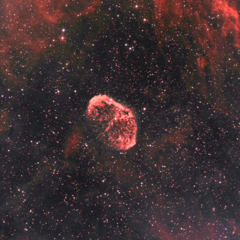 NGC6888 三日月星雲（再チャレンジ）