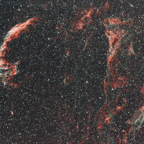 NGC6992, NGC6960 網状星雲