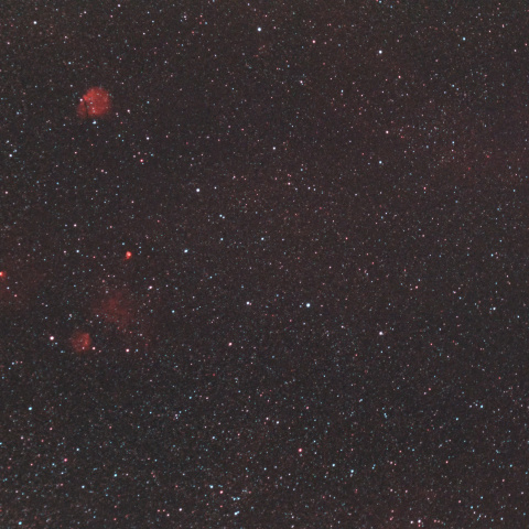 おおいぬ座の背中辺り