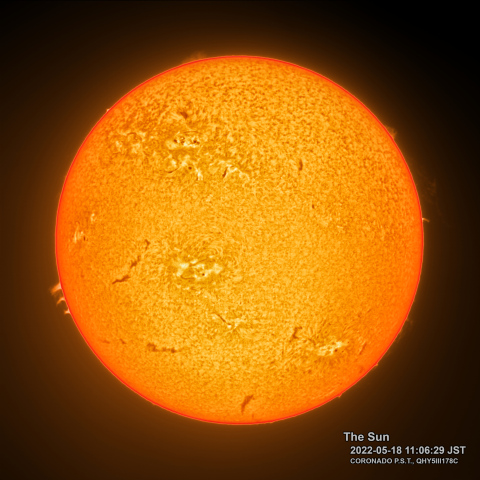 太陽 彩層 2022-05-18