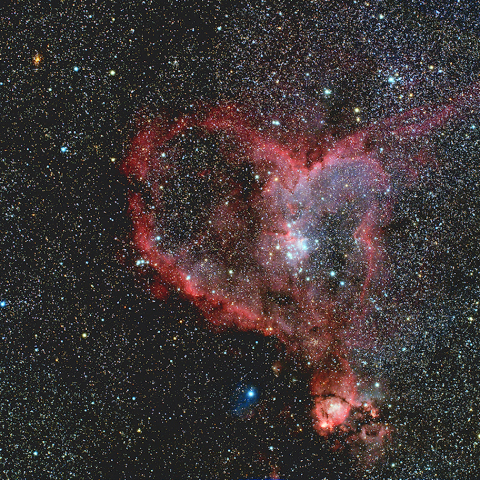 IC1805  ハート星雲
