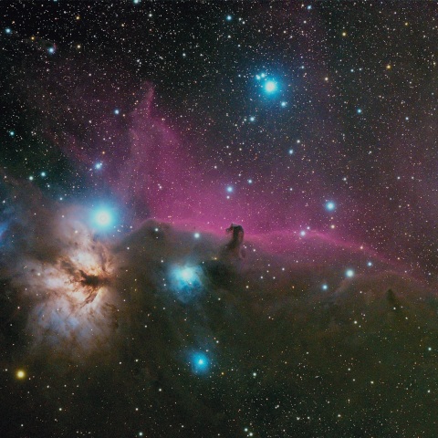 馬頭星雲・燃える木星雲