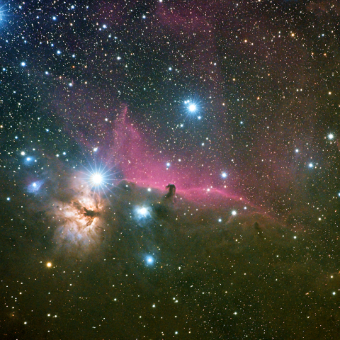 馬頭星雲・燃える木星雲