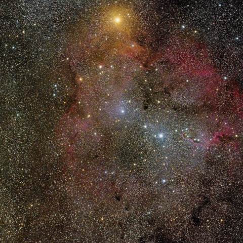 ガーネットスターとIC1396