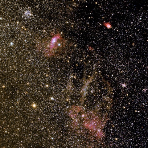 M52~バブル星雲～クワガタ星雲 ➋