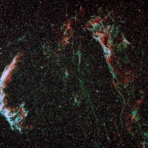 はくちょう座　網状星雲