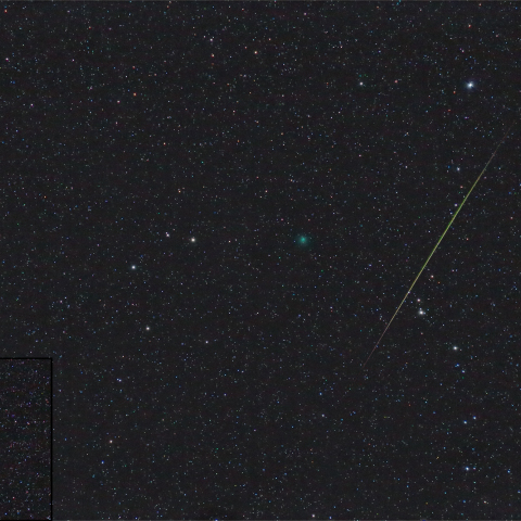 10/14朝のエンケ彗星