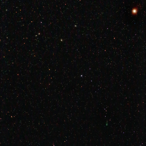 10/28朝のアイソン彗星