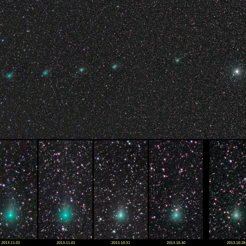 10/28～11/2のラブジョイ彗星