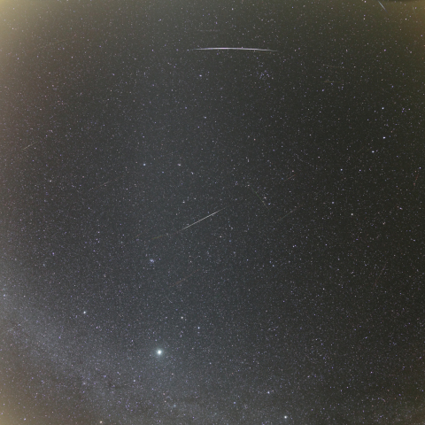 2014年しぶんぎ座流星群(13mm魚眼レンズ)