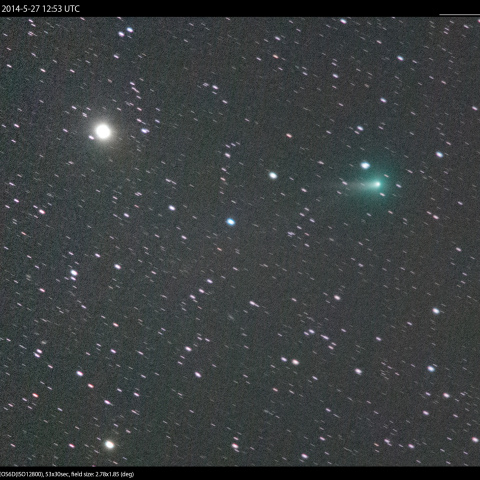 5/27のパンスターズ彗星（C/2012K1）