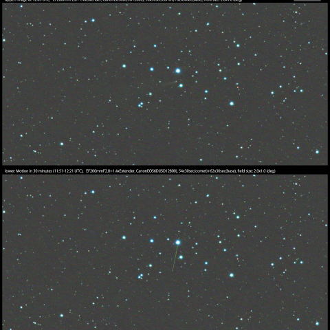 5/29のリニア彗星（209P）