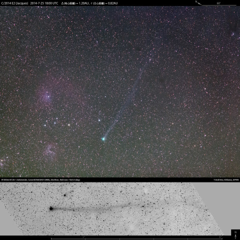 7/26朝のジャック彗星