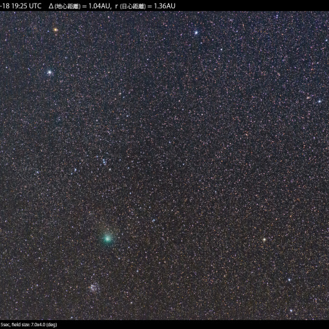 10/19朝のパンスターズ彗星(C/2012 K1)