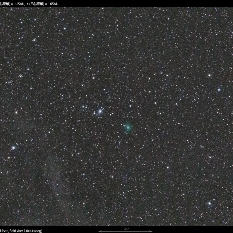 11/5朝のボリソフ彗星(C/2014 Q3)