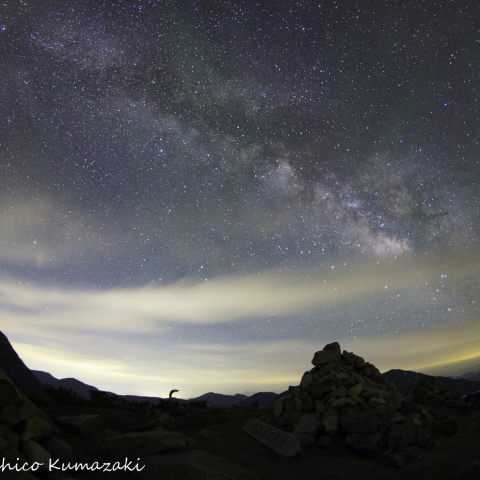 西穂高丸山付近 05/23 AM00:48