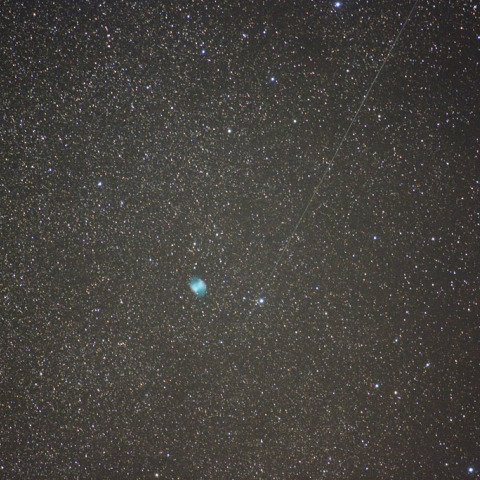 M27と流星?