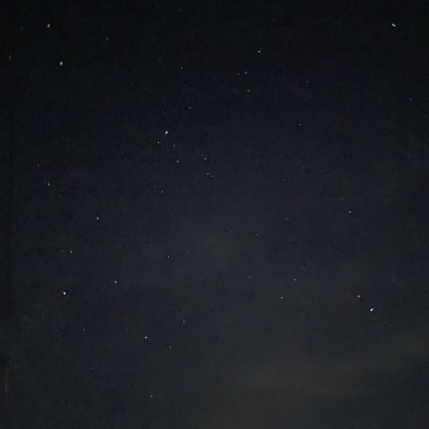 夏の大三角　スマホ手持ち撮影