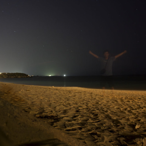 沖縄のビーチと金星