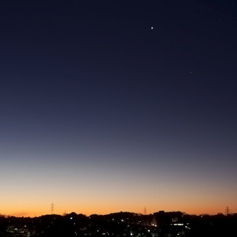 神々の夜明けと水星金星