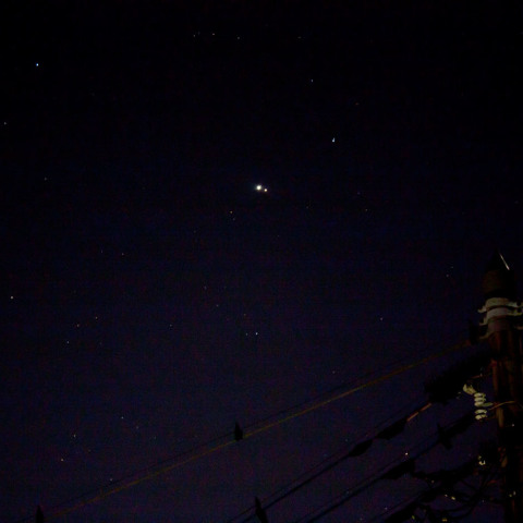 木星と火星の接近