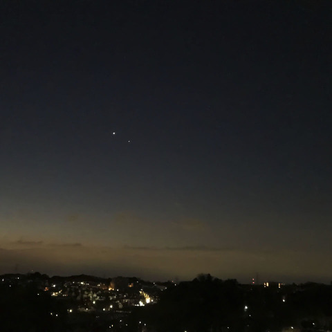 木金星の接近