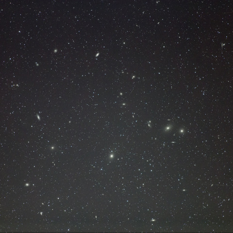 おとめ座/かみのけ座銀河団