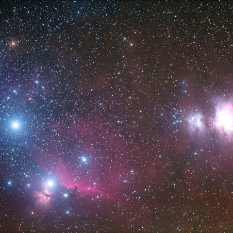 オリオン座中央部