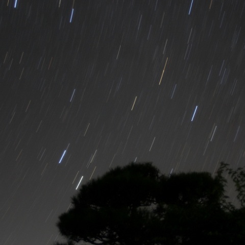 ふたご座流れる