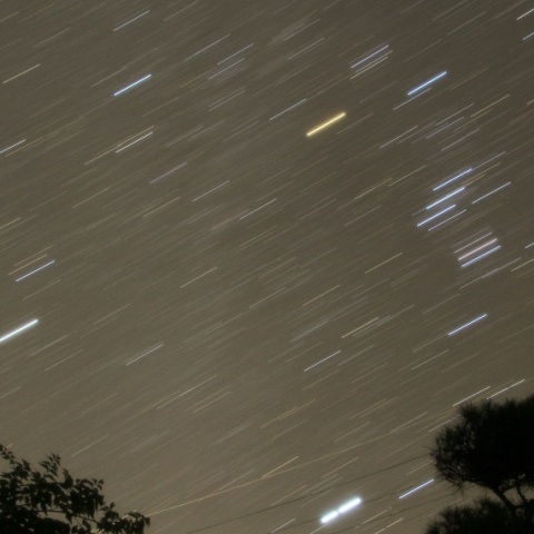 冬の大三角・長時間露光