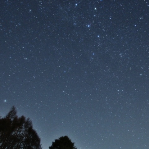 北極星と秋の星座