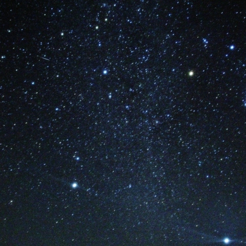 ふたご座流星群と大三角