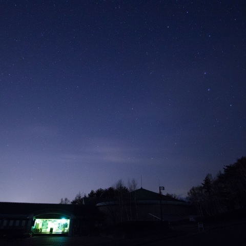 科学館の星空