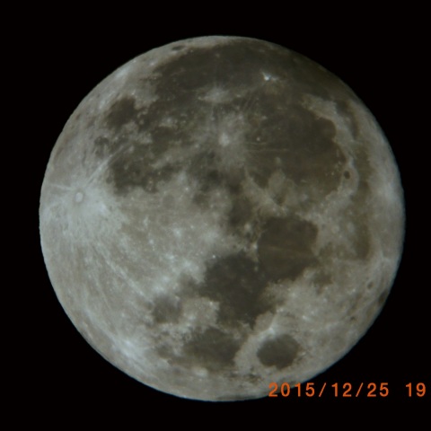 クリスマスの満月 2015