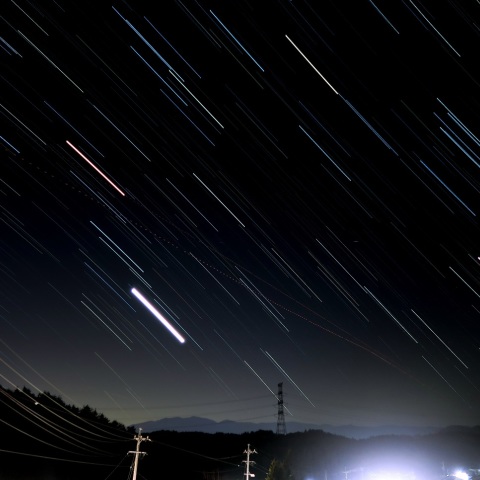 2016年　冬至の星空