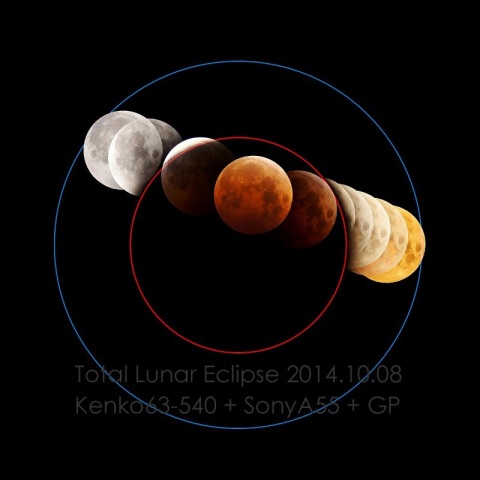 皆既月食２０１４