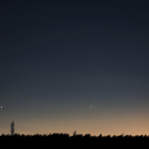 アイソン彗星と水星