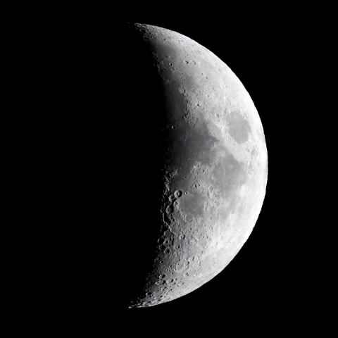 2013年 2月16日 手持ちで月