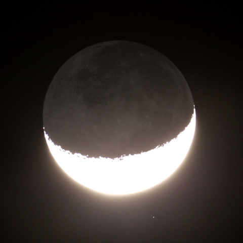 １２月２９日の地球照