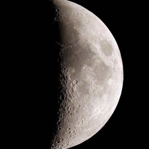 ２０１１年大晦日の月