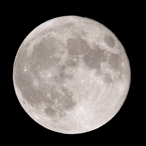 手持ちでスーパームーン　その2