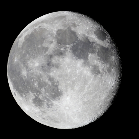 2012年8月3日の手持ちで月