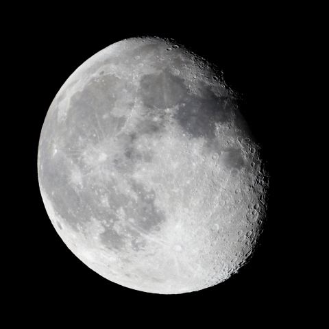 2012年8月5日の手持ちで月