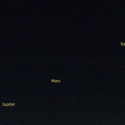 夜明け前の４惑星