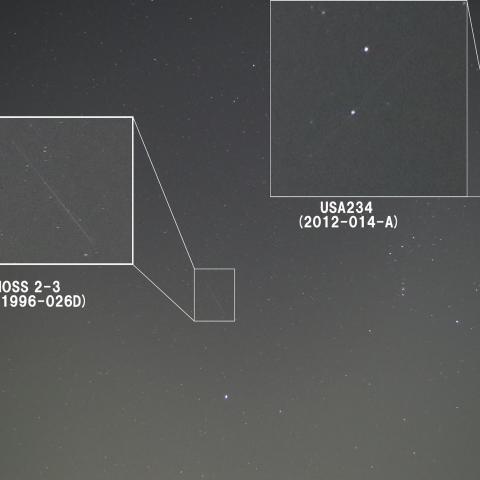 ２つの人工天体