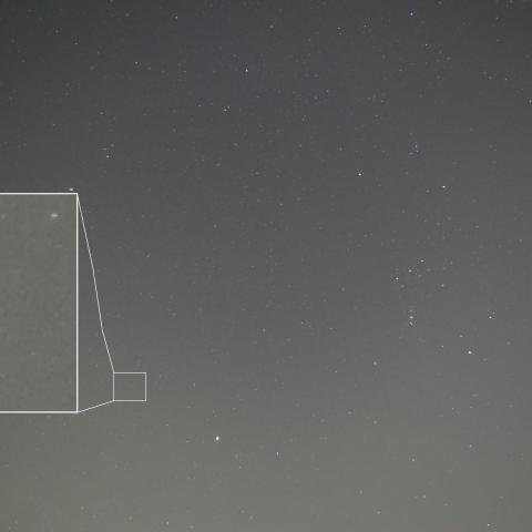 オリオン座流星群の夜に現れた散在流星