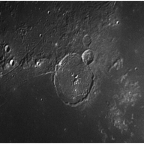 ガッサンディクレーター付近