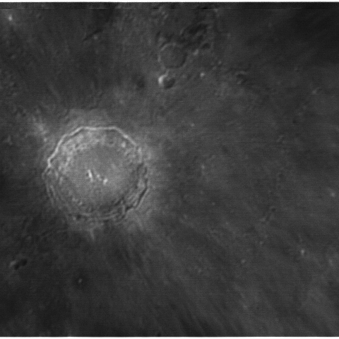 コペルニクスクレーター付近