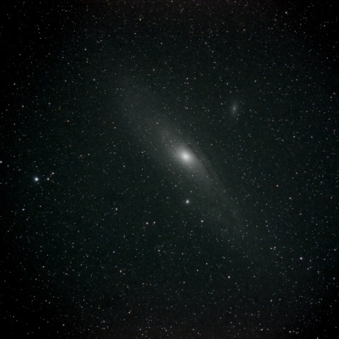 6cm屈折望遠鏡によるM31