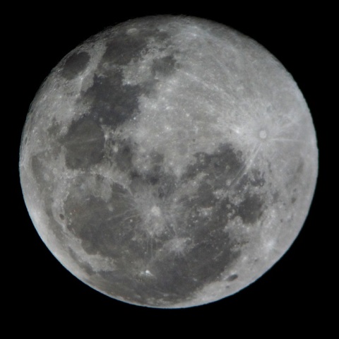 お月さま（試し撮り）